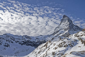 nuage Le cirrocumulus au Matterhorn